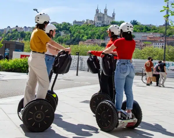 Segway Lyon en Presqu'île - vue sur Fourvière