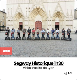 Visiter Lyon Autrement : Balade Historique à Gyropode Segway