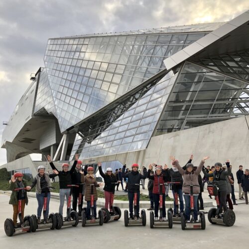 ComhiC visite guidée Lyon gyropode Segway et vélo électrique quartier Confluence