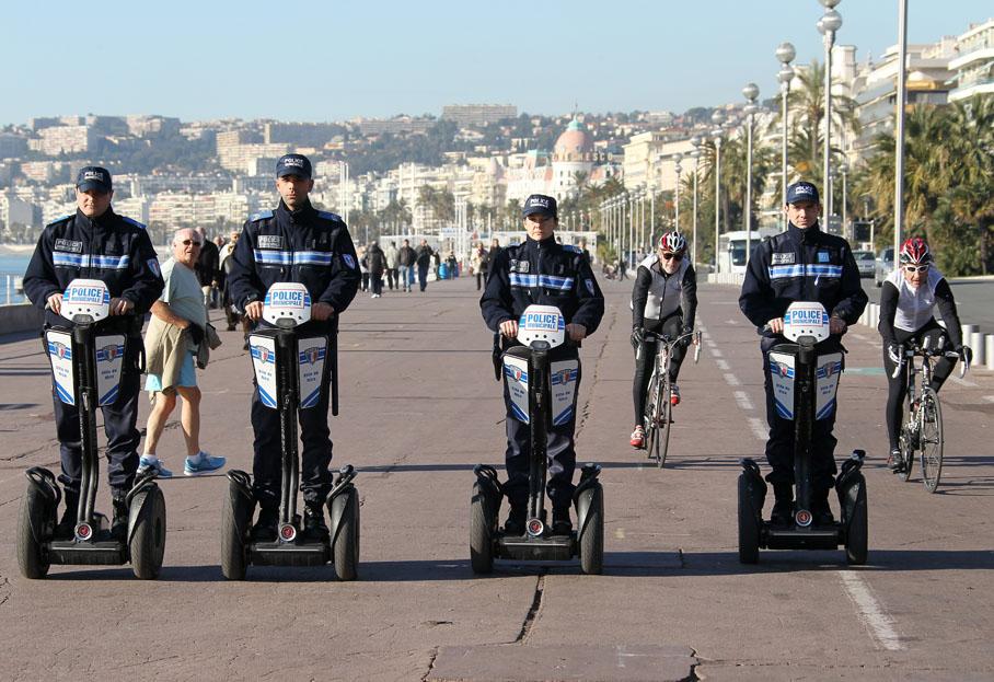 Police de Nice à Gyropode Segway