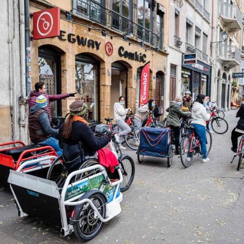 Visite en Vélo électrique et Benur de Lyon - Visitez Lyon - ComhiC - ©BriceROBERT