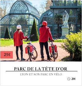 Visite Guidée de Lyon à vélo ou vélo électrique : Le Parc de la tête d'or 2h